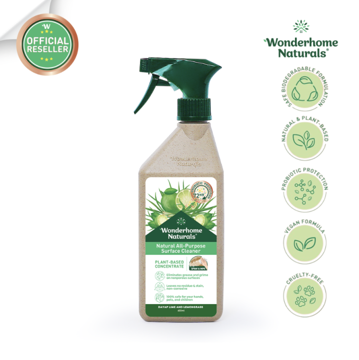 Wonderhome Naturals Natural All Purpose Surface Cleaner 650 Ml Dayap