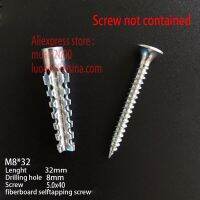 【CW】 6x30 8x32 10x60 mm steel wall anchor expansion tube plug screw Self Drilling Drywall Anchor lightweight brick gypsum board