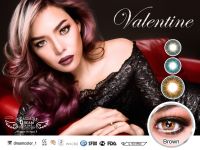 คอนแทคเลนส์ Dreamcolor1 รุ่น Valentine เลนส์รายเดือน กันรังสียูวี มีค่าสายตา (0.00-10.00)