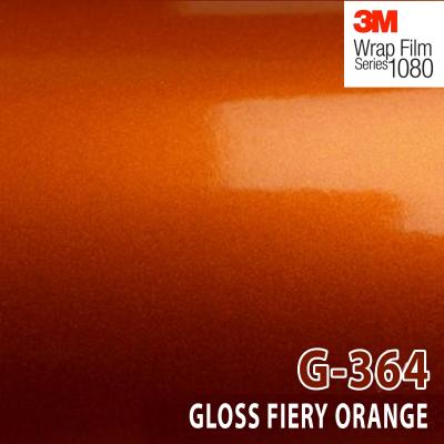 3M Wrap Film series 1080 G-364 สติ๊กเกอร์ติดรถแบบเงาส้มทองแดงเมทัลลิก (กดเลือกขนาด)