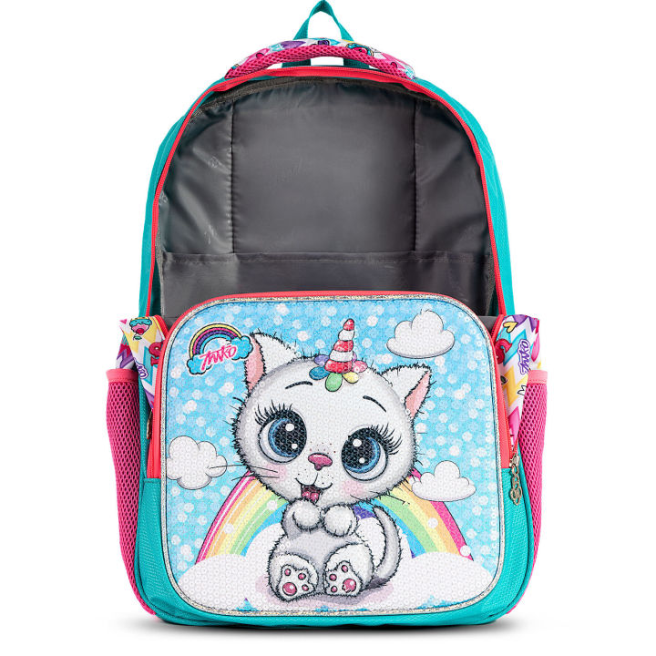 cross-border-rainbow-cat-กระเป๋านักเรียนกระเป๋าเป้เด็กผู้หญิงกระเป๋าเป้ปักเลื่อม