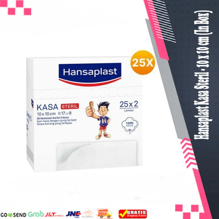 Hansaplast Kasa Steril Ukuran 10 X 10 Cm In Box Lazada Indonesia