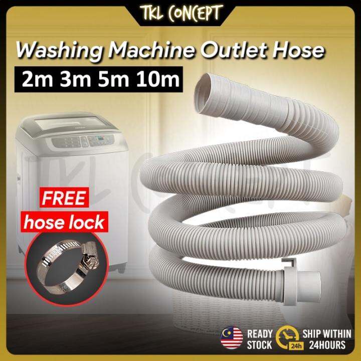 Washing Machine Drain Outlet Hose 2M 3M 5M 10M Universal Washing Machine Multi Purpose Outlet