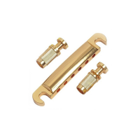 Guitar Bridge Locking Roller Tune-O-Matic TOM Bridge And Tailpiece Gold Set For LP Electric Guitar