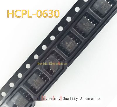 10Pcs HCPL0630 HCPL-0630ขนาดเล็ก Optocoupler Dual Channel A0630 SOP-8 Patch