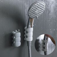 Portable Bathroom Shower Head Holder Wall Mounted Suction Cup Hand Shower Holder Silicone Shower Brackets