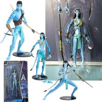 หุ่นฟิกเกอร์แอคชั่นฟิกเกอร์สำหรับสะสมในภาพยนตร์ Avatar2ของ Mcfarlane Avatar Jake Sully Neytiri พันเอกไมล์