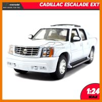 สินค้าขายดี!!! โมเดลรถกระบะ CADILLAC ESCALADE EXT สีขาว (Scale 1:24) โมเดลรถสะสม Welly ## โมเดล โมเดลรถ ของเล่น ของสะสม รถ หุ่นยนต์ ตุ๊กตา โมเดลนักฟุตบอล ฟิกเกอร์ Model