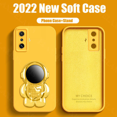 Angel Eyes ซิลิโคนสำหรับ Xiaomi POCO F4 GT Soft เคสใส่โทรศัพท์พร้อมขาตั้งนักบินอวกาศ2022ออกแบบใหม่ฝาหลัง-E2-1
