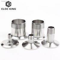 ✿● 1pc 1/8 1/4 3/8 1/2 3/4 1 2 BSPT Male x 0.5 1.5 2 2.5 Tri Clamp Thread Ferrule Coupler 304 Stainless Sanitary Homebrew