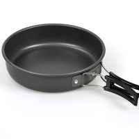 Outdoor Folding Nonstick Flat Frying Pan 18Cm 20Cm 22Cm Camping Pan