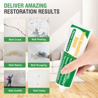 ✣¤✱ 2023 NEW Wall Mending Agent 100g Wall Repair Cream With Scraper Paint Valid Mouldproof Quick-Drying Patch Restore