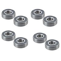 8 Pieces Ball Bearing 6001Rs 28mm x 12mm x 8mm Scooter