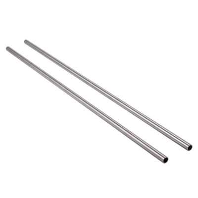 2Pcs 304 Stainless Steel Capillary Tube Pipe OD 10mm x 8mm ID Length 500mm