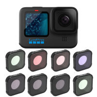 สำหรับ GoPro Hero 9สีดำ 101111สีดำ Mini Filter CPL UV ND 8 16 32สีแดงดำน้ำเลนส์ตัวกรองกล้อง Action อุปกรณ์เสริม Kit