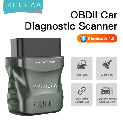 KUULAA ELM327 V1.5 OBD2เครื่องสแกนเนอร์บลูทูธ4.0 OBD 2เครื่องมือการวินิจฉัยสำหรับ IOS Android PC ELM 327เครื่องสแกนเนอร์ OBDII Reader