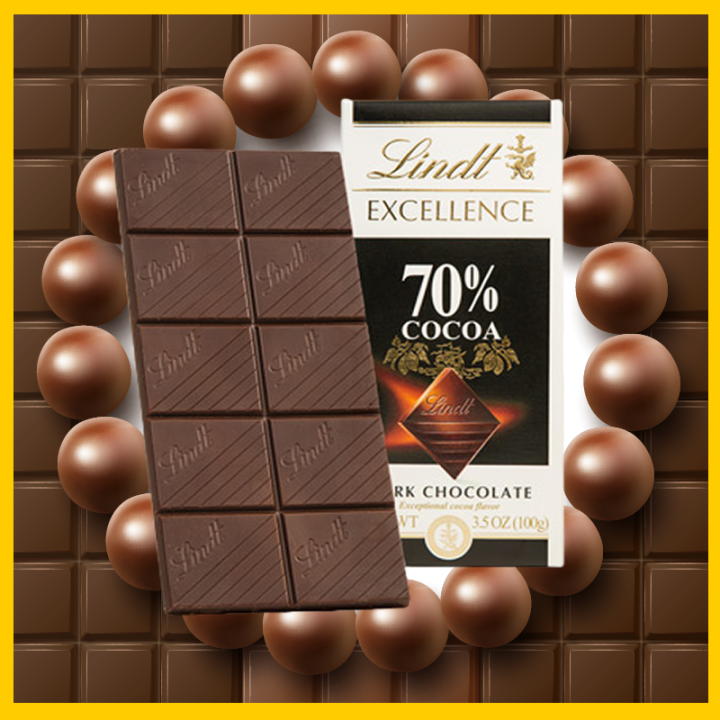 Lindt 70 Cocoa Dark Chocolate EXCELLENCE Bar 100g [Exp Date 21ST JUNE