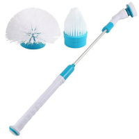 Electric Spin Scrubber, 360 Cordless Bathroom Cleaning Brush with 3 Replaceable Cleaning Brush Heads, Adjustable Extension Handl