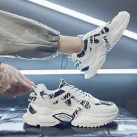 [COD] Air Shoeswhite รองเท้าผ้าใบสำหรับผู้ชายรองเท้ากีฬาผู้ชายฤดูร้อนนักเรียนหล่อทอดถนนระดับไฮเอนด์ Ins น้ำ Th