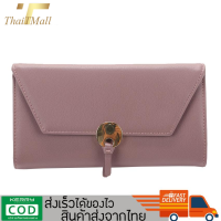 ThaiTeeMall-พร้อมส่ง กระเป๋าสตางค์ใบยาว กระเป๋าถือ กระเป๋าแฟชั่น ผลิตจากหนังวัวแท้ รุ่น LS-311