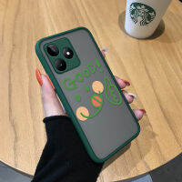 เคสสำหรับ Realme Narzo N53 Realme C53ลายกราฟฟิตีท่าทางดีมีน้ำค้างแข็งโปร่งใสแข็งเคสใส่โทรศัพท์เด็กชายเด็กหญิงกันกระแทกปกหลังแบบเต็มกล้องป้องกันเคส