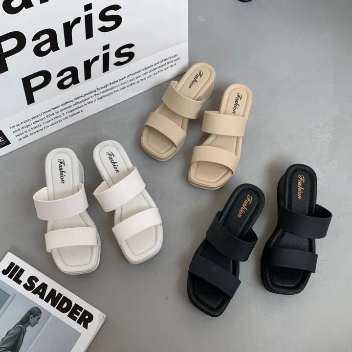New Korean Version ThickSole Wedge Sandals For Women(add two size