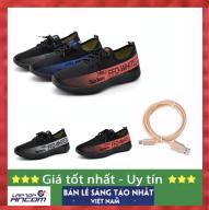 [HCM]Giày Sneaker Thể Thao Nữ GL A03 (Màu Đen) +Tặng cáp sạc nhanh đầu Samsung thumbnail