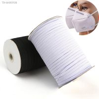 ♚ 3/6/8/10/12mm Elastic Band Masks White Black High Elastic Flat Rubber Band Waist Band Sewing Stretch Rope DIY Mask 5z