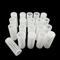 20PCS การเลี้ยงผึ้งผลิตภัณฑ์ Queen Rearing พลาสติก Proction Sealed Cell Cover Hair Roller Cage สำหรับ Jenter Kit Starter Apiculture