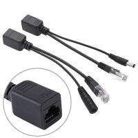 ：“{》 1Pcs Power Over Ethernet Passive POE Injector Splitter Adapter Cables Kit Black RJ45 Injector Power Supply Module 12-48V