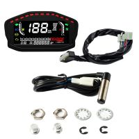 Universal Motorcycle VA LCD Speedometer Digital Meter Odometer 2/4 Cylinders for Speed Meter