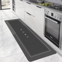 【SALES】 Kitchen Absorbent Mat Non-Skid Waterproof Wipeable Comfort Standing Kitchen Rugs and Mats Wipeable Wash Free Long Strip Carpet