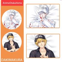 การ์ตูนอะนิเมะเซลล์ทำงาน! Hakkekkyou Cytotoxic T lymphocytic โยนหมอนโยนหมอนโยนหมอน Otaku เครื่องนอน Dakimakura