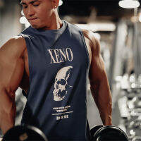 XENO 2023เสื้อกล้ามลำลองสำหรับผู้ชายเสื้อกล้ามฤดูร้อนแฟชั่นออกกำลังกายวิ่งเสื้อผ้า Kemeja Tanpa Lengan เพาะกาย