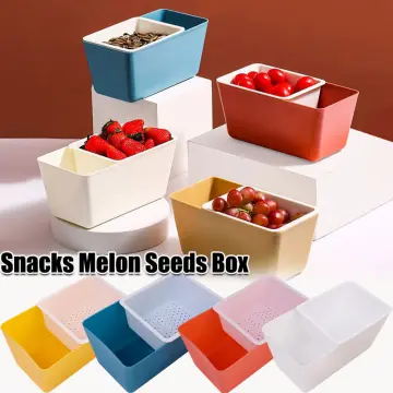 48 Slots Seed Storage Organizer Box with Label Stickers Reusable