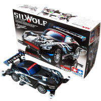 1ชุด132โมเดล4WD ขนาดเล็กของ TAMIYA แบบดั้งเดิม Kereta SILWOLF 18645 dengan แชสซีรถทาสีตัวถังรถแบบไม่มีการประกอบ