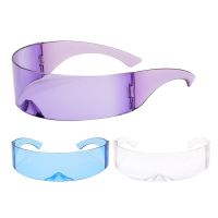 Designer Fashion Party Glasses Men Women Multicolors Cosplay Eyewear Personalized Dance Goggles Future Space-Time Sunglasses Goggles