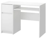 EJLER Desk, white 100x45 cm (เอจเลอร์ โต๊ะทำงาน, ขาว 100x45 ซม.)