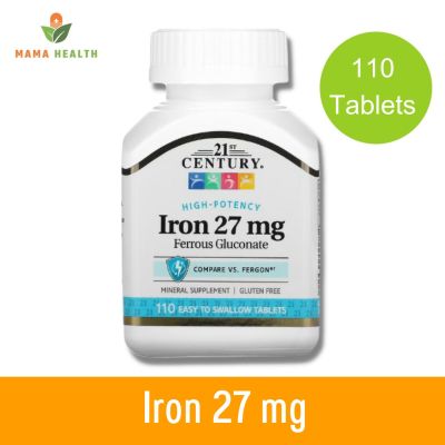 [Exp2025] 21st Century Iron 27 mg 110 Tablets