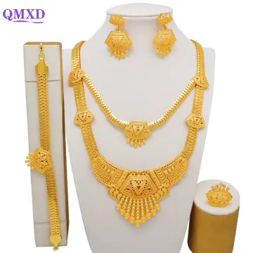 Gold necklace for womens with price sale