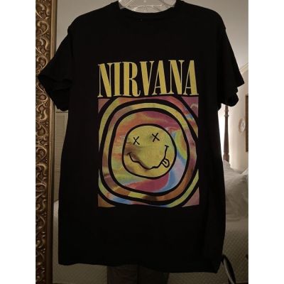 【New】 เสื้อยืดคุณภาพดี เสื้อยืดลำลองฤดูร้อน New Arrival 100% Cotton Fashion Tee New Nirvana BAND Black Metal Mens Short Sleeve T-shirt เสื้อยืดพิมพ์คุณภาพสูง