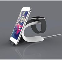 2 in 1 Multi Charging Dock Stand Docking Station Charger Holder for Apple Watch for iPhone Mobile Phone Tablet Support