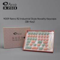 ปุ่มกด Akko 38-Key 9009 R2ย้อนยุคสไตล์อุตสาหกรรม Keycaps OEM แปลกใหม่โปรไฟล์สำหรับแป้นพิมพ์กล MX