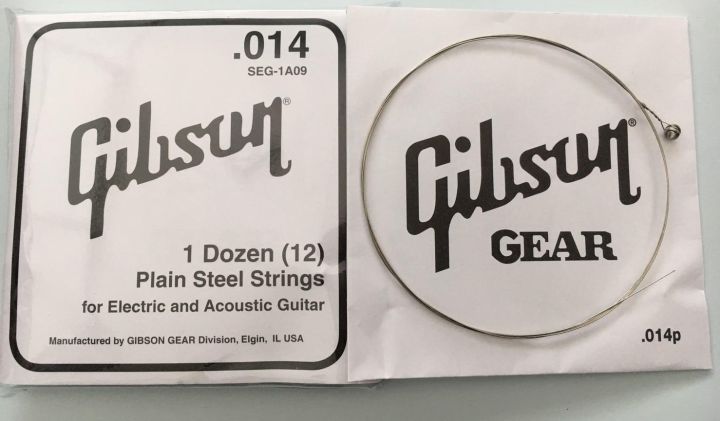 สายแยกกีต้าร์โปร่ง-gibson-เบอร์-014-สาย2