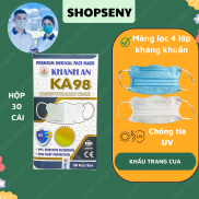 Khẩu trang cua 4 lớp kháng khuẩn Khánh An KA98 thời trang hàn quốc KF94