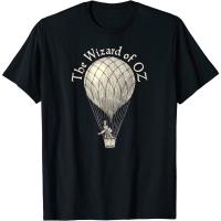 Summer VINTAGE Wizard of Oz, R Hot Air Balloon T-Shirt เสื้อยืดผู้ชายอเนกประสงค์