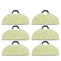 6Pcs for RV2001WD Robot Vacuum Cleaner Microfiber Mop Cloth Cleaning Cloth Replacement Use