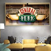 Central Perk ร้านกาแฟผ้าใบวาดภาพเพื่อนรายการทีวีภาพวาดบนผืนผ้าใบและพิมพ์ภาพศิลปะบนผนังสแกนดิเนเวียนสำหรับห้องนั่งเล่นภาพ Cuadros ประดับ1ชิ้นภายในกรอบหรือไร้กรอบ
(การปรับแต่งรวมถึงผ้าใบวาดภาพและกรอบ)