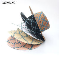 2022 Fashion Stripe Design Sun Hat For Women Denim Woven Beach Hat Summer UV Protection Hats Wholesale