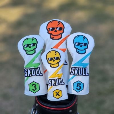 SKULL skull head golf club cover head cover ball head protection cap cover putter cover iron cover new J.LINDEBERG DESCENTE PEARLY GATES ANEW FootJoyˉ MALBON Uniqlo